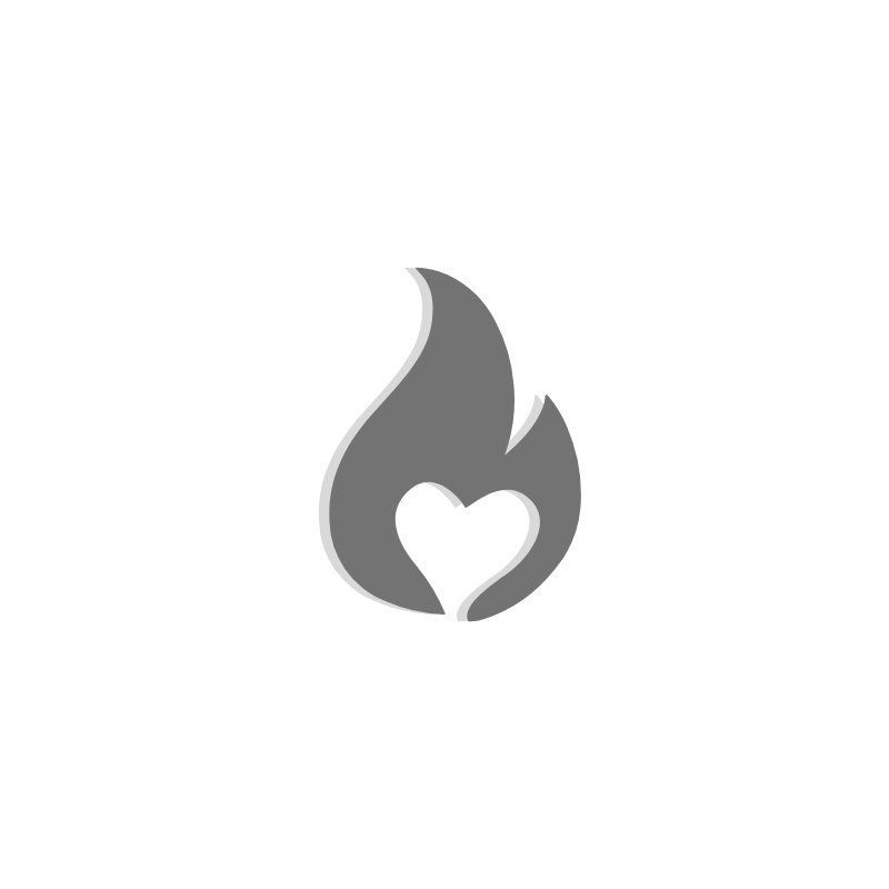 share your dynamic heart flame icon
